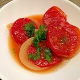トマトと玉ねぎのカプレーゼ